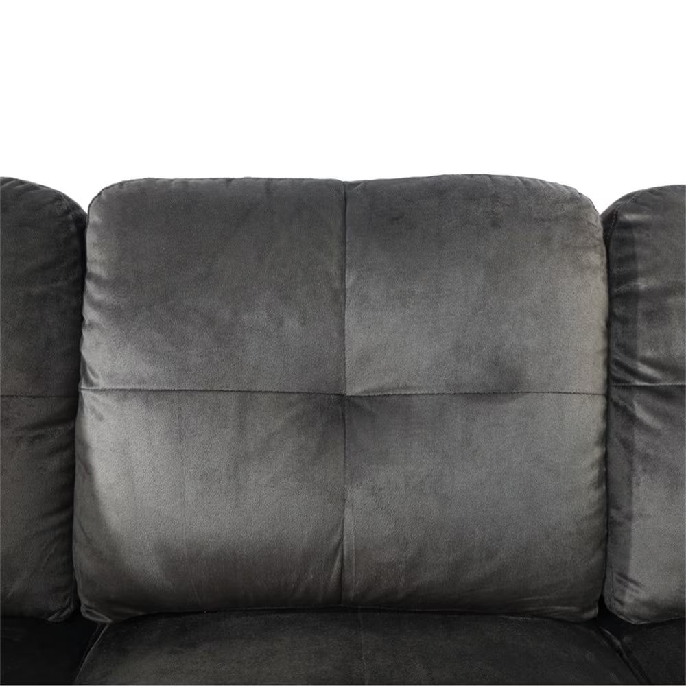 Sectional Sofa, Free Combination Sectional Couch, Small L Shaped Sectional Sofa, Modern Sofa Set for Living Room, Taupe(Without Ottoman)