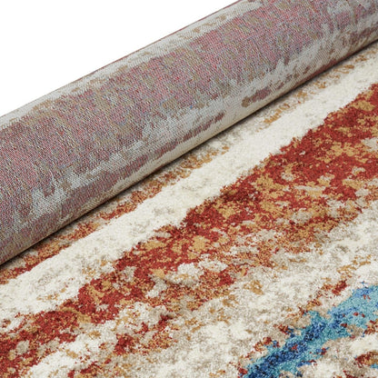 Lagos Collection Modern Passion 5X7 Abstract Area Rug
