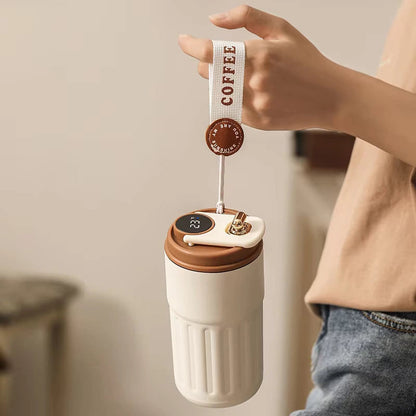 Smart Thermos Vacuum Flask with LED Temperature Display